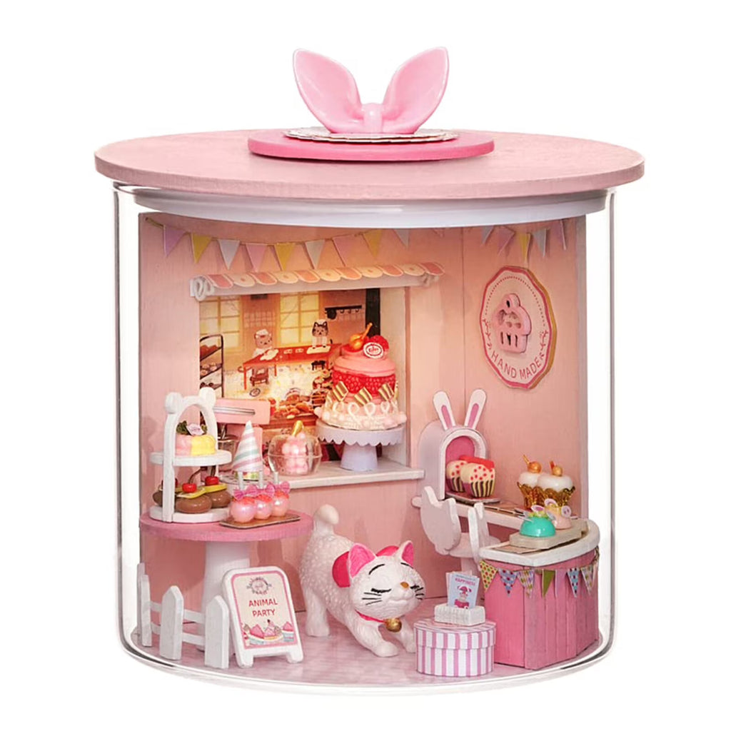 DIY Miniature Dollhouse Kit with LED O7322