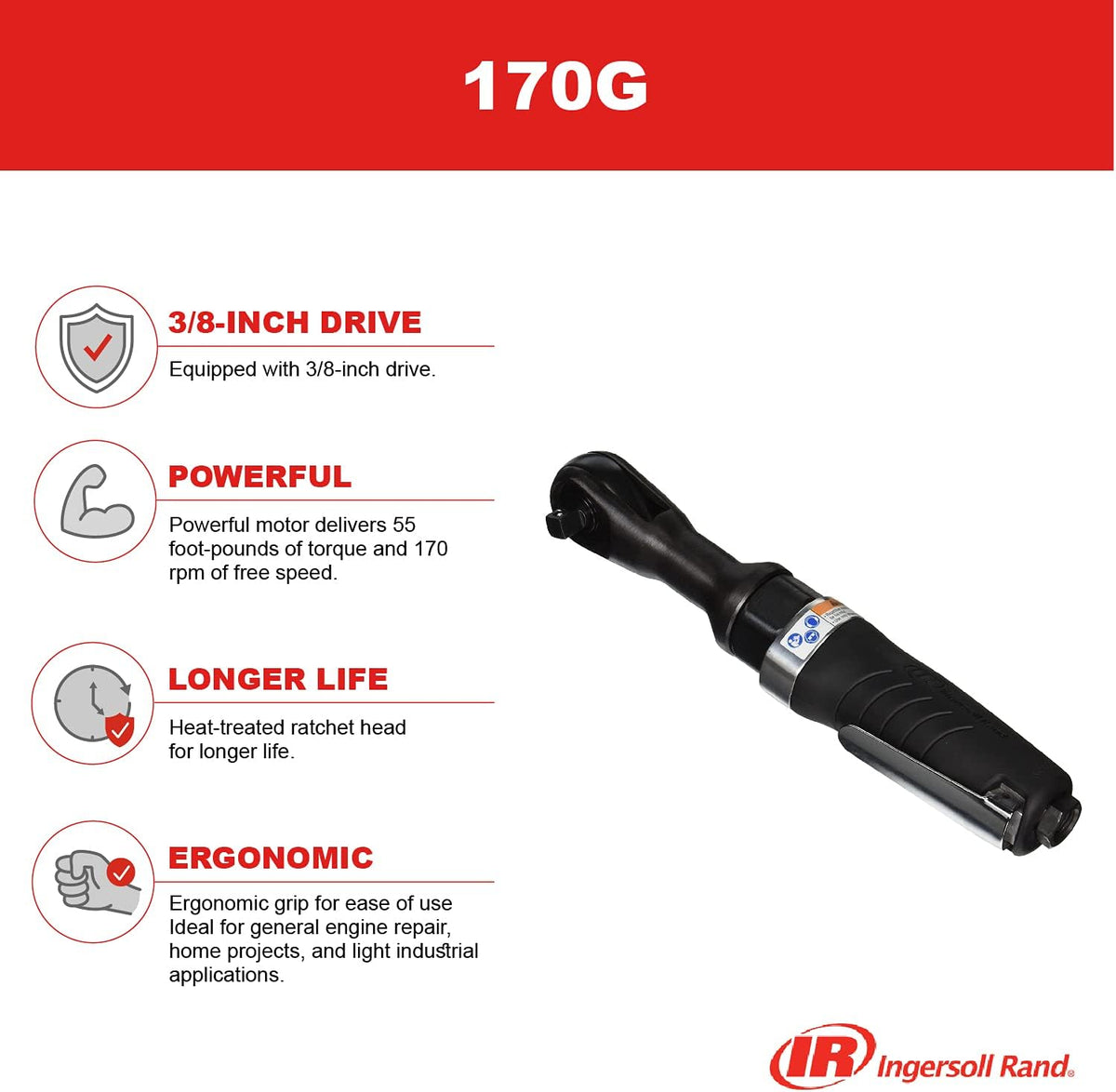 3/8” Drive Air Ratchet Wrench Z640