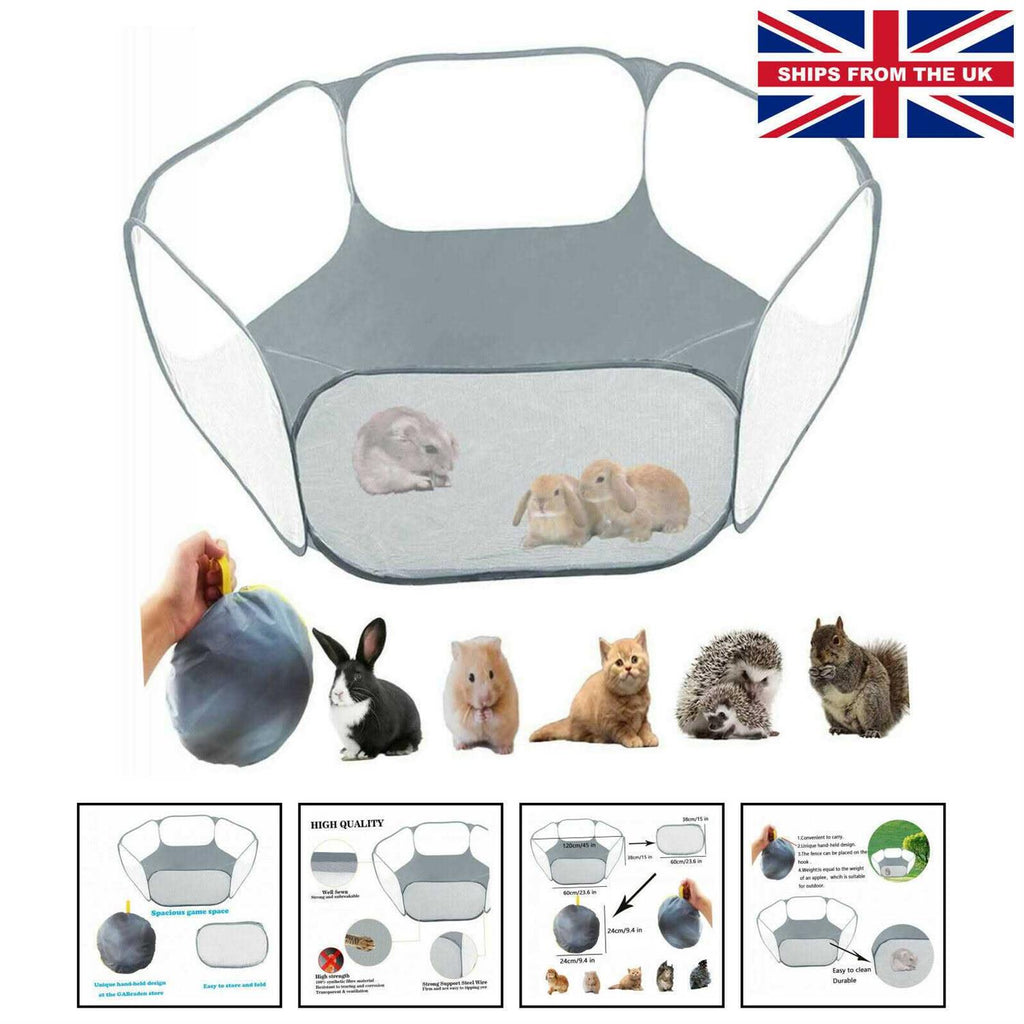Small Animals Tent, Reptiles Cage, Breathable Transparent Pet Playpen A541193