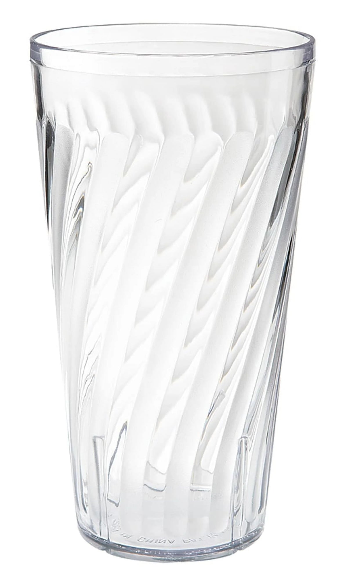 32 Ounce Clear Shatterproof Plastic Tumblers Set of 12 U1296