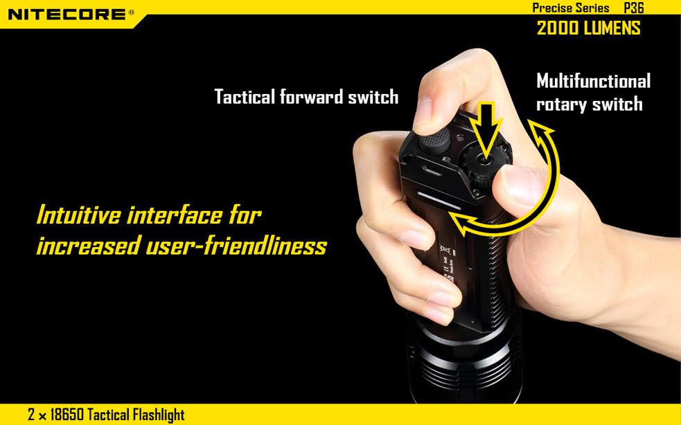 Tactical Flashlight Black O61198