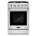 Slide-In Freestanding Gas Range with 4 Sealed Burners Q785806
