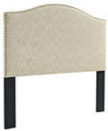 King Cal. King Linen Panel Headboard B4107