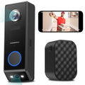 Dual Lens 2K HD Video Doorbell Camera with Chime X322