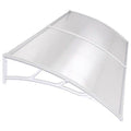Clear Hollow Polycarbonate Porch Window Door Cover Awning Y80180