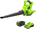 40V Brushless Cordless Blower / Vacuum with 4.0Ah Battery and Charger D3929