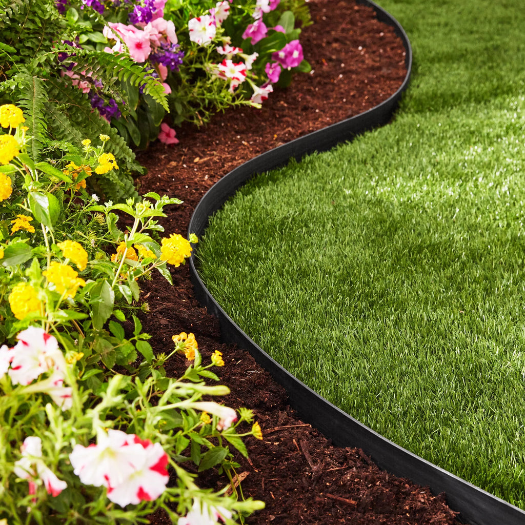 2-inch Tall 30-ft Plastic Black Landscape Edging Z6727