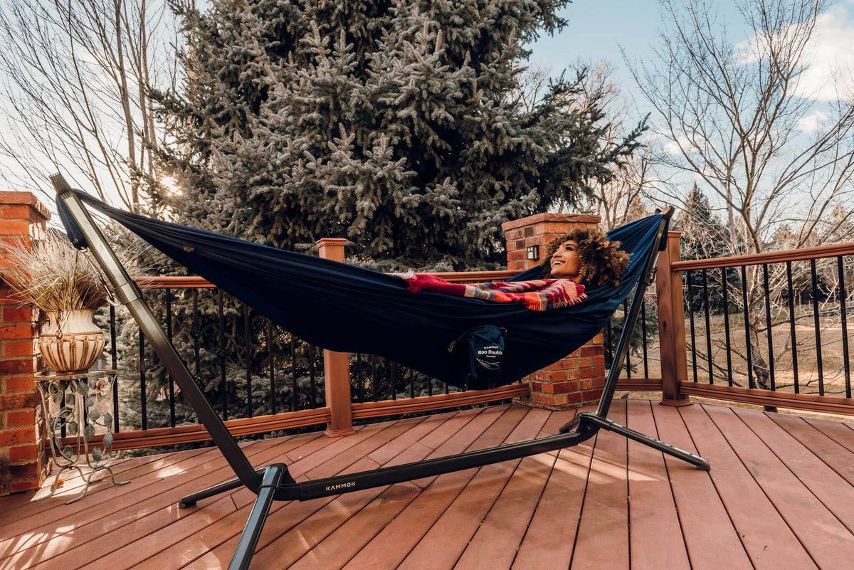 Gray Hammock Stand P1859