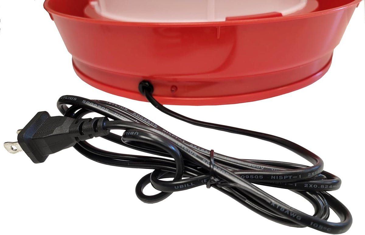 3.7 Gallon Heated Poultry Chicken Waterer with LED V945861