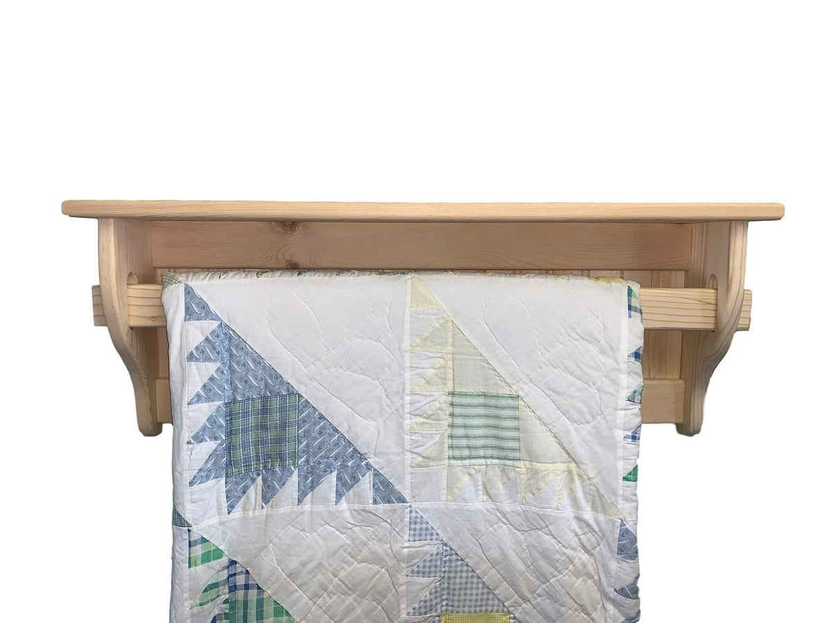 Unfinished Wood Quilt Rack J942234