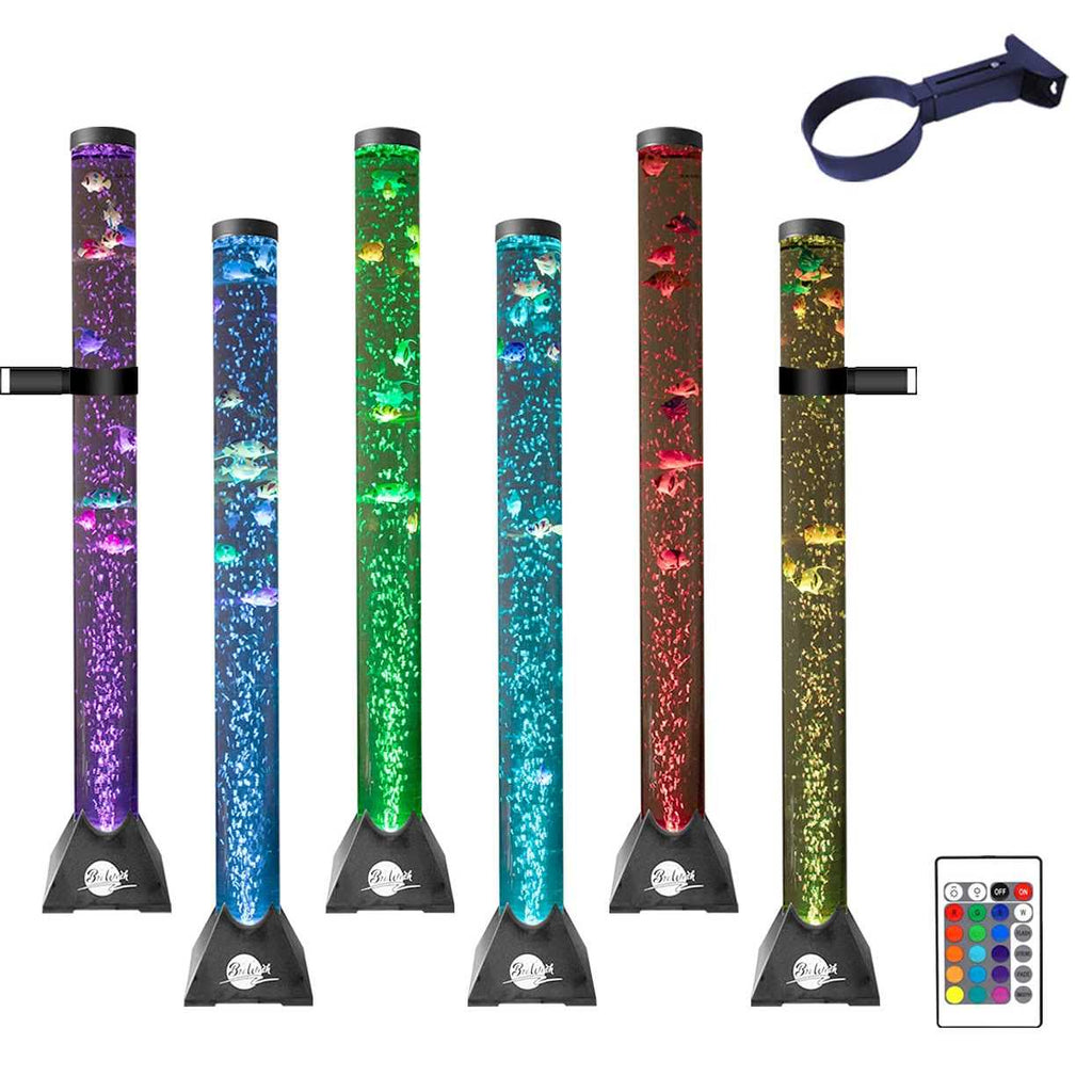 4FT LED Water Bubble Fish Tube Floor Lamp Z9064