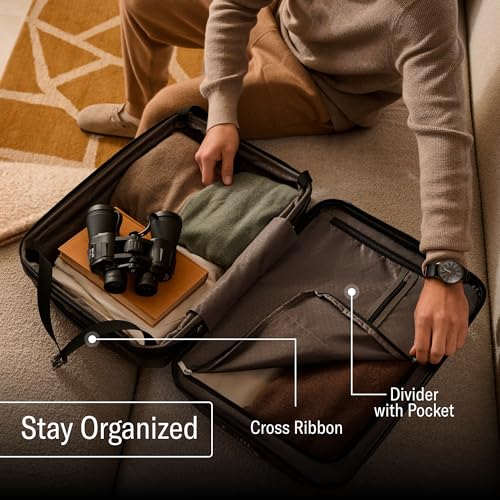 21-Inch Hardside Carry-On Luggage - Navy H56377
