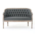 Dark Brown Loveseat W914