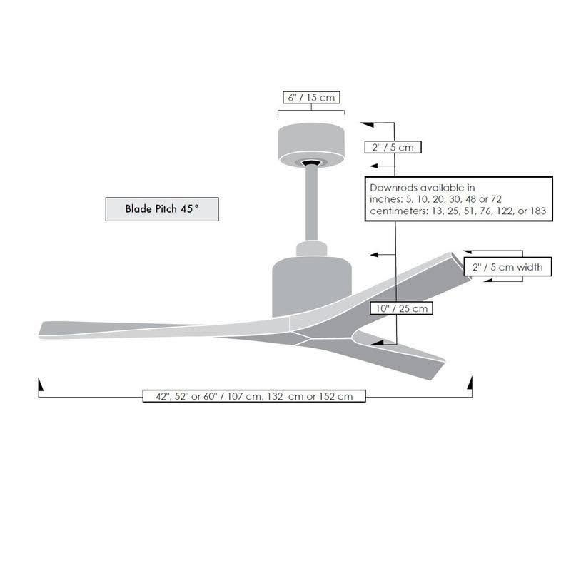 Matte White Ceiling Fan H26716