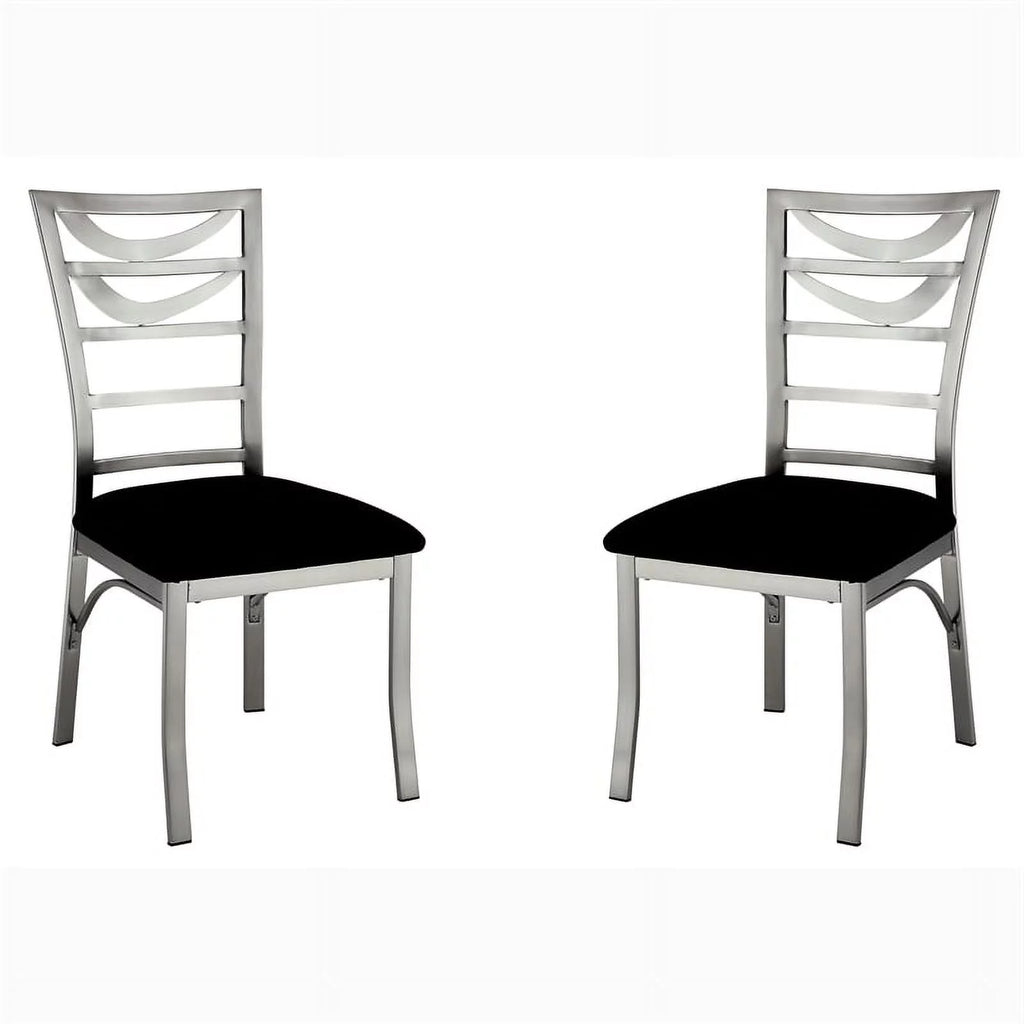Stainless Steel Dining Chair Set of 2 P892410