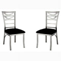 Stainless Steel Dining Chair Set of 2 P892410