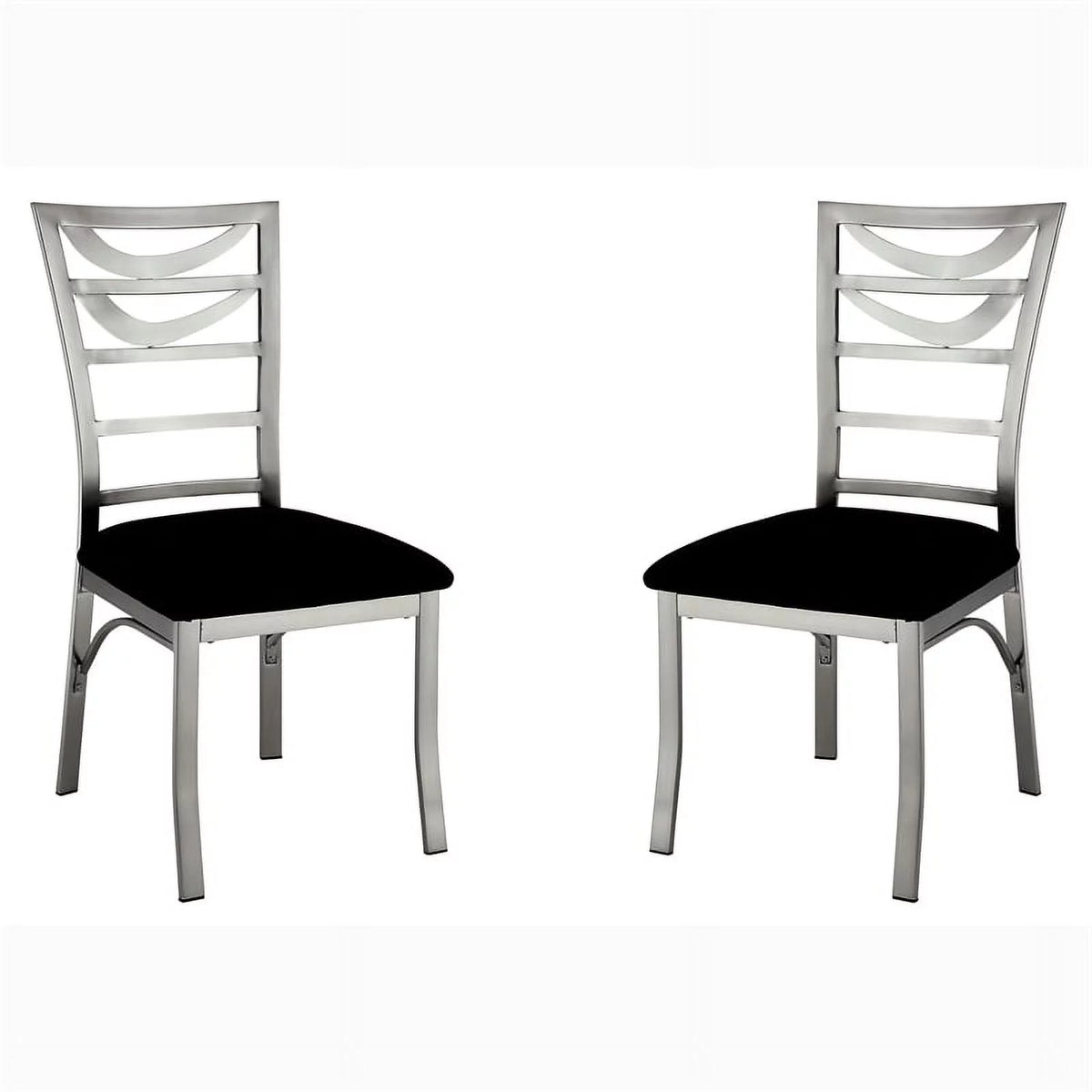Stainless Steel Dining Chair Set of 2 P892410