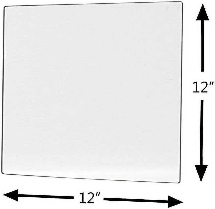 Plastic Mirrors With Rounded Corners 12" X 12" Pkg Of 10 B28344