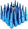 24 Pcs Blue Spike Lug Nuts with Key K88344