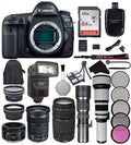 Digital SLR Camera Bundle with 24-105mm, 75-300mm, 50mm Lenses O9621