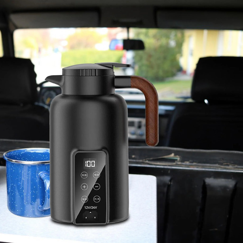 Car Heating Cup Electric Kettle Black T71127