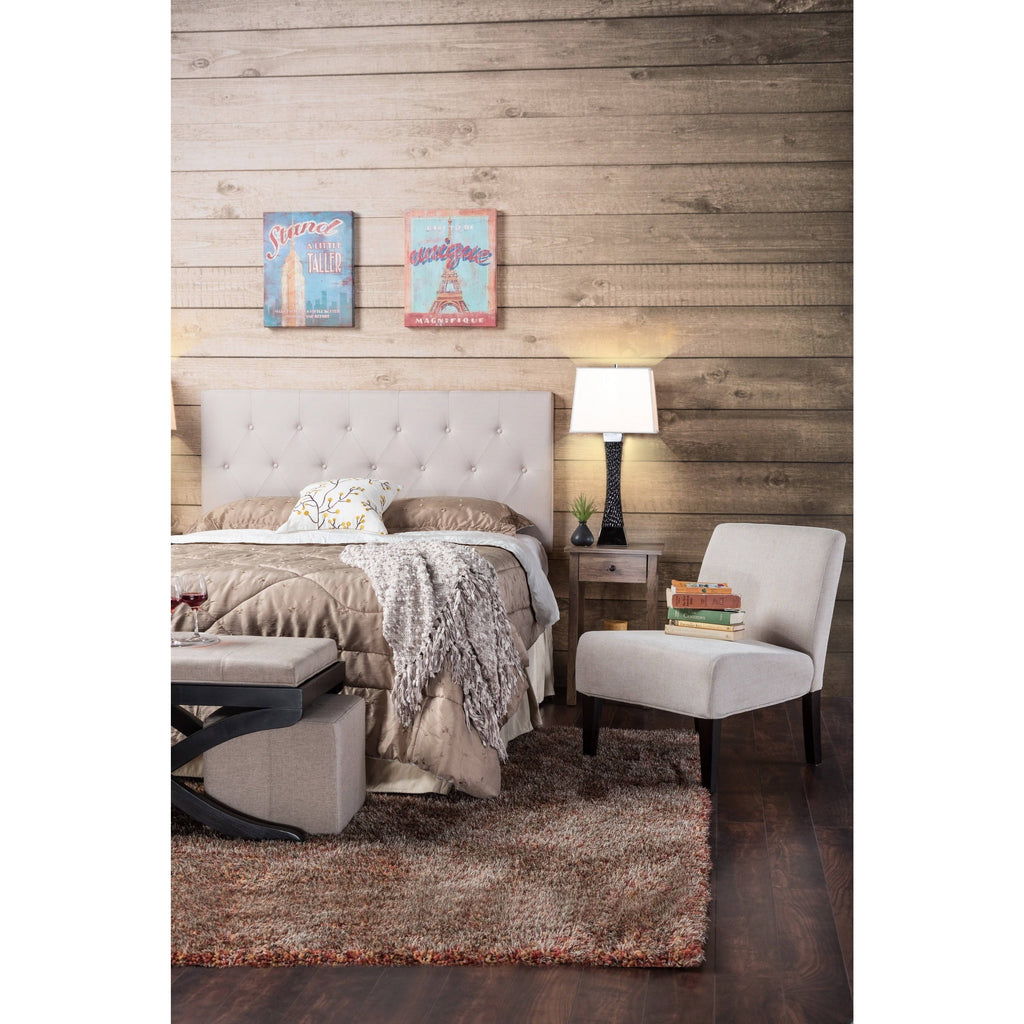 Grey Queen Linen Headboard E5247
