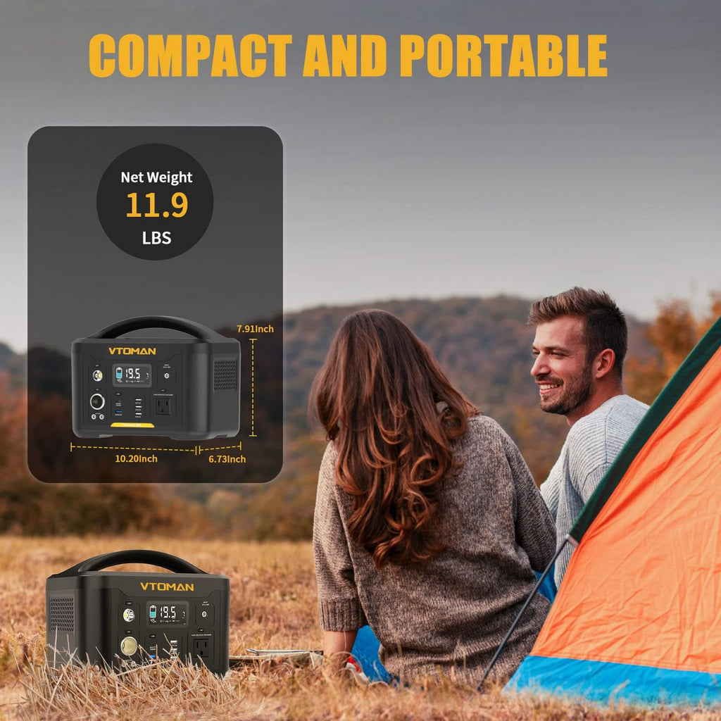 Portable Power Station 600W 626Wh Battery with 600W AC Outlet R31496