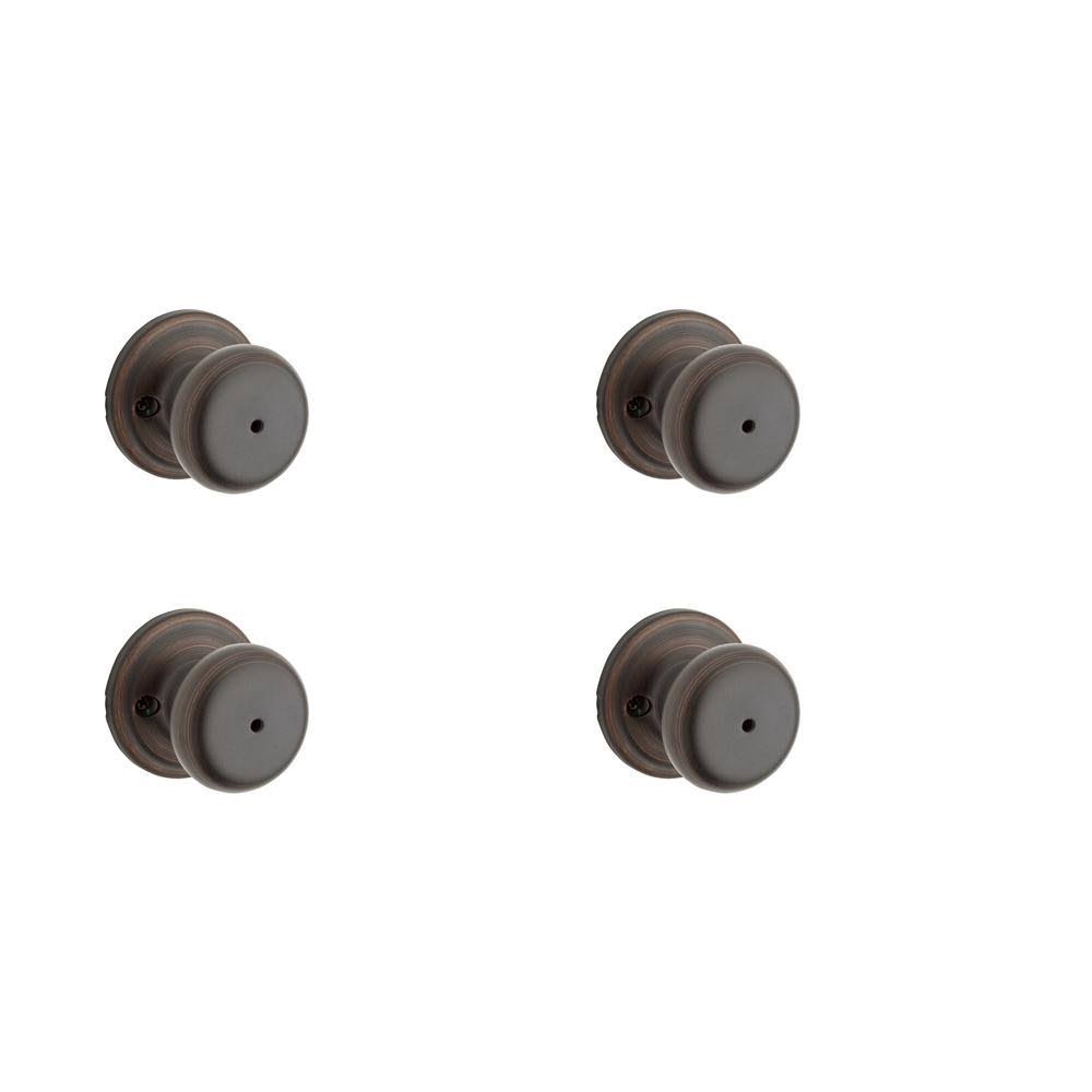 Venetian Bronze Privacy Door Knob 4-Pack N523765