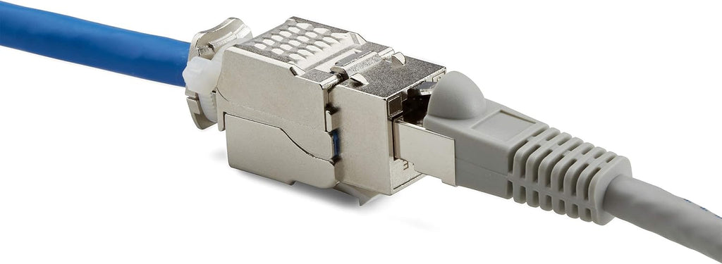 12 Pack Shielded Cat6A Toolless Keystone Jack X138