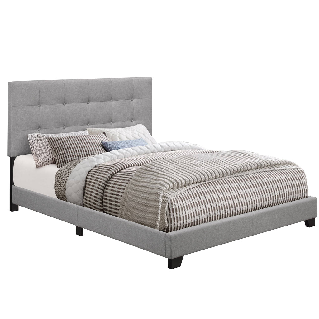 Queen Upholstered Platform Bed B65908
