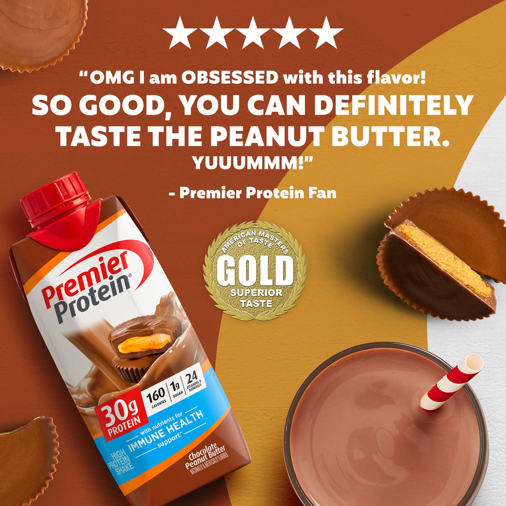Chocolate Peanut Butter High Protein Shake, 11 fl oz, 4 Ct V5331