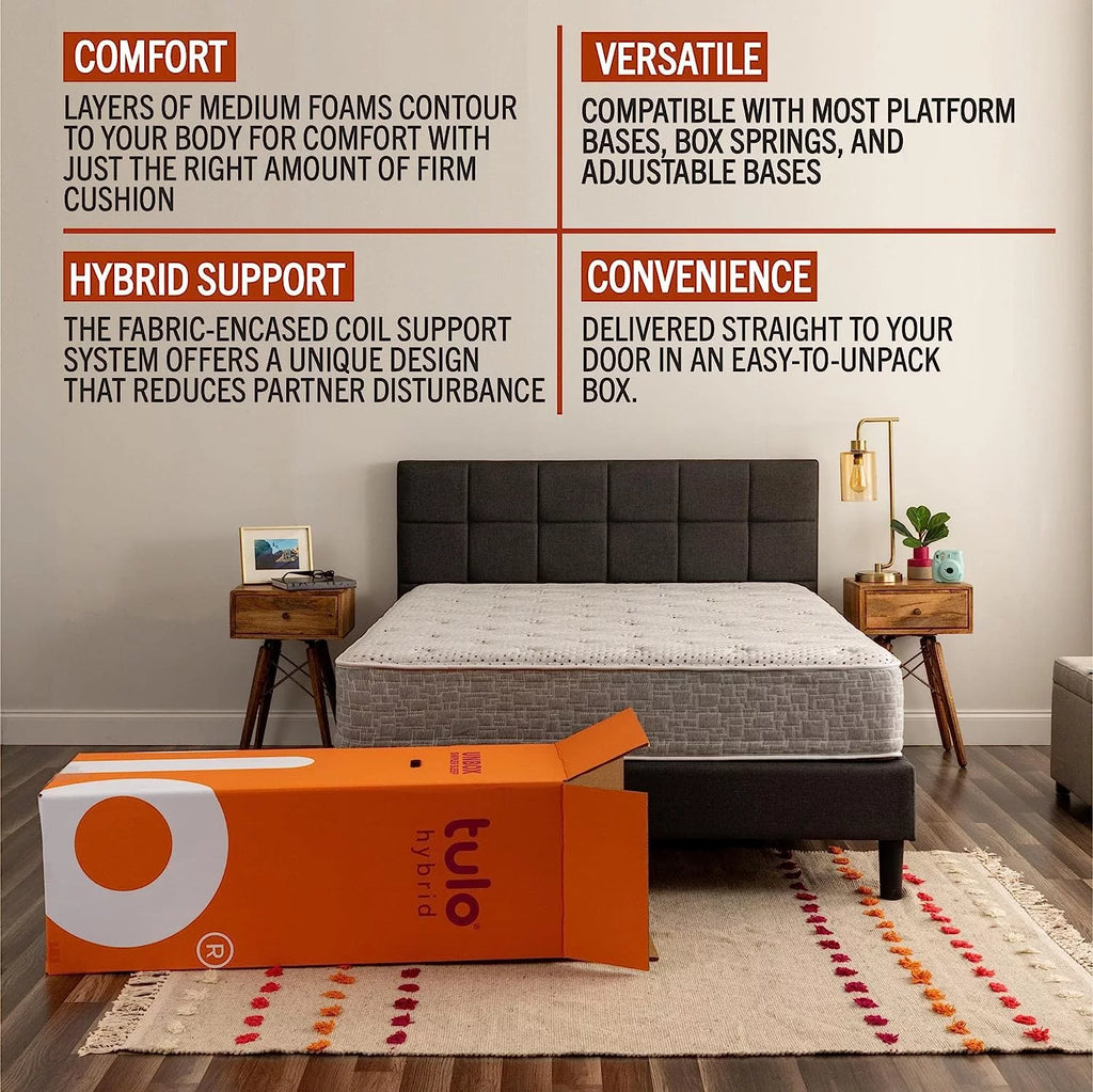 12 Inch Memory Foam Hybrid Mattress Queen V843