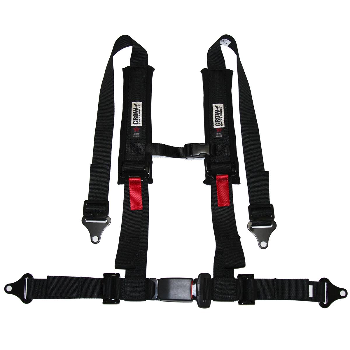 Crow Black 2x2 4-Point H-Style Auto Latch with Pads P8216