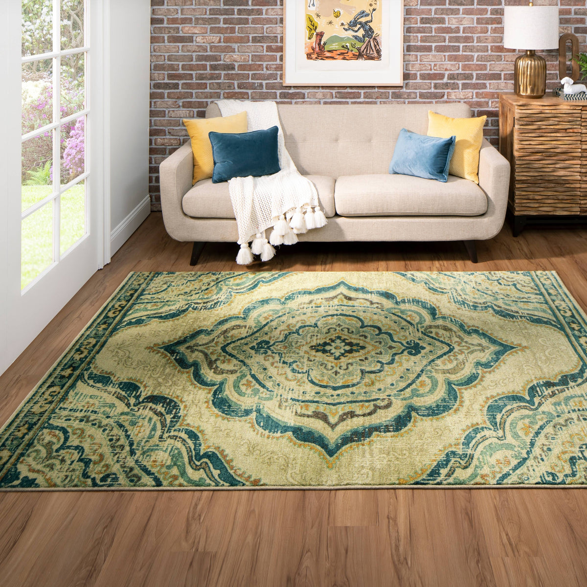 Blue Prismatic Runner Y43060