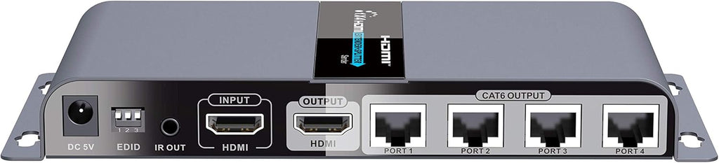 1080P 1x4 HDMI Splitter Over Cat6 Extender with IR F294