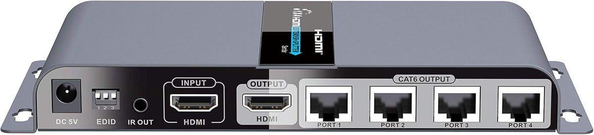 1080P 1x4 HDMI Splitter Over Cat6 Extender with IR F294