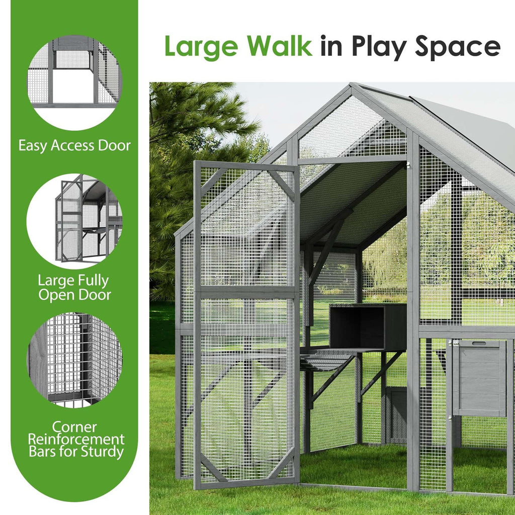 Large Cat Enclosure with UV Proof Cover K526
