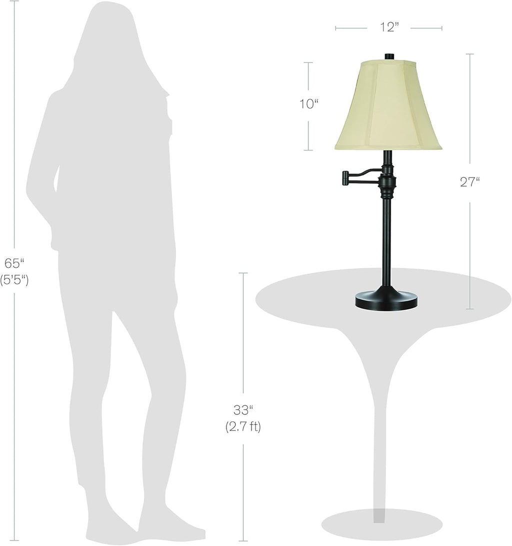 Bronze Adjustable Swing Arm Desk Lamp K332343