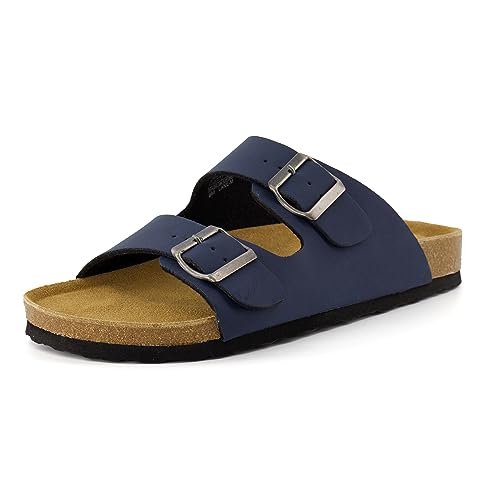 Cork Footbed Mens Leather Sandals K63021