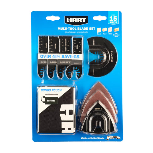 15 Piece Multi-Tool Blade and Accessory Set G4618