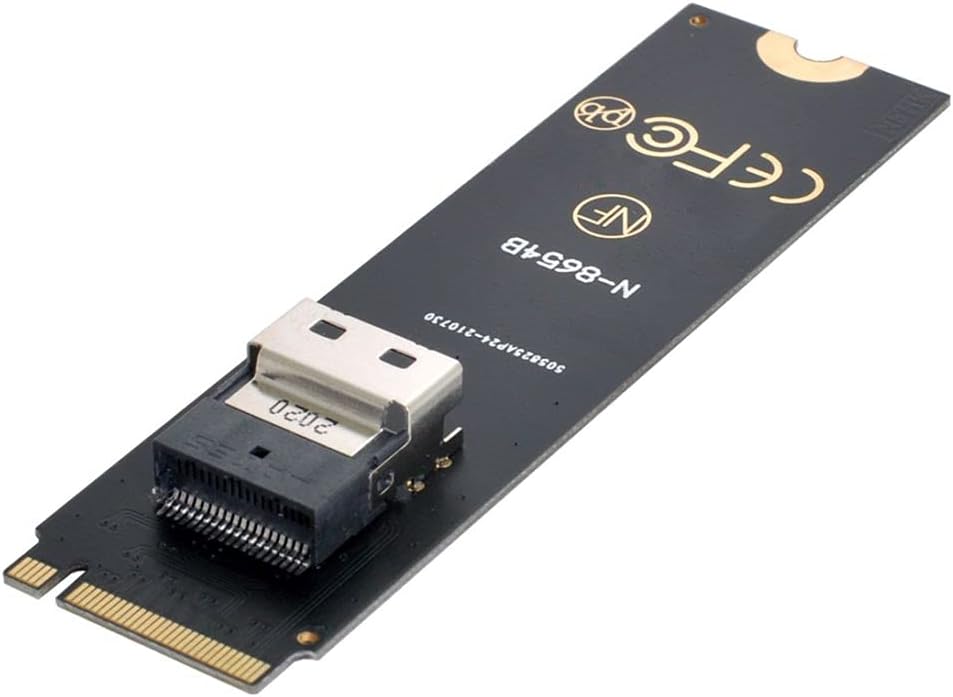 SFF-8639 U.2 to Slimline SFF-8654 4i NVME PCIe SSD Cable M95341