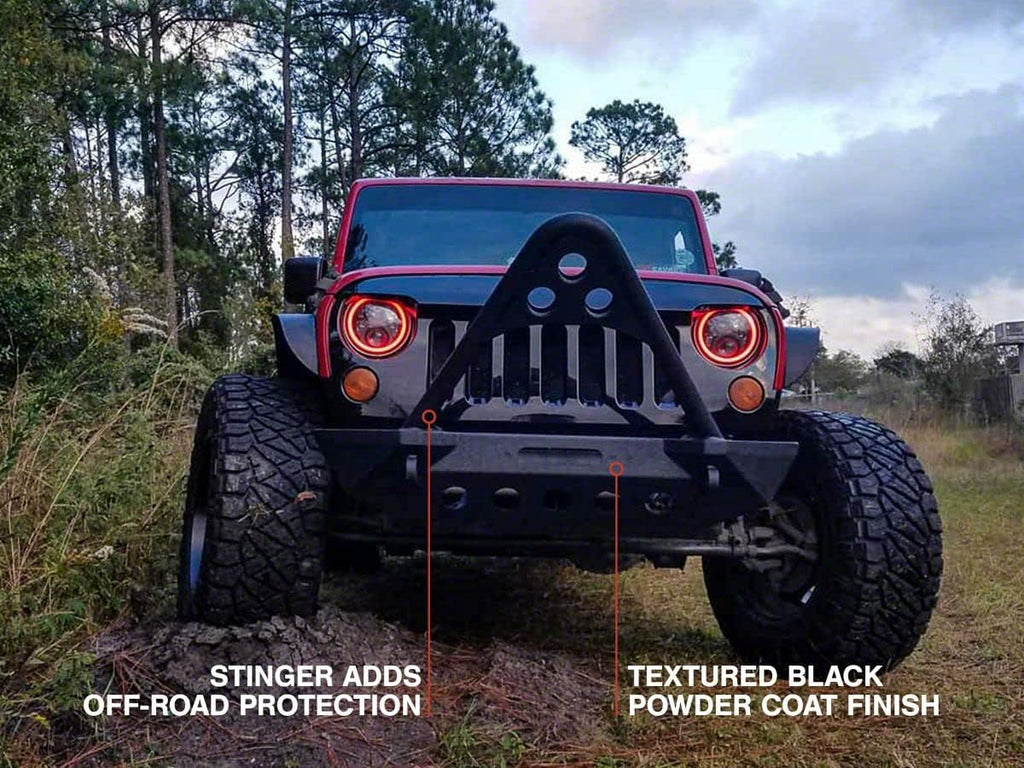 Stubby Winch Front Bumper with Stinger Bar V752215