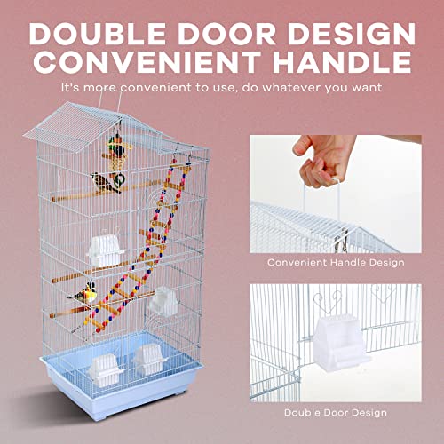 39 inch Large Flight Cage with Bird Stand F7136