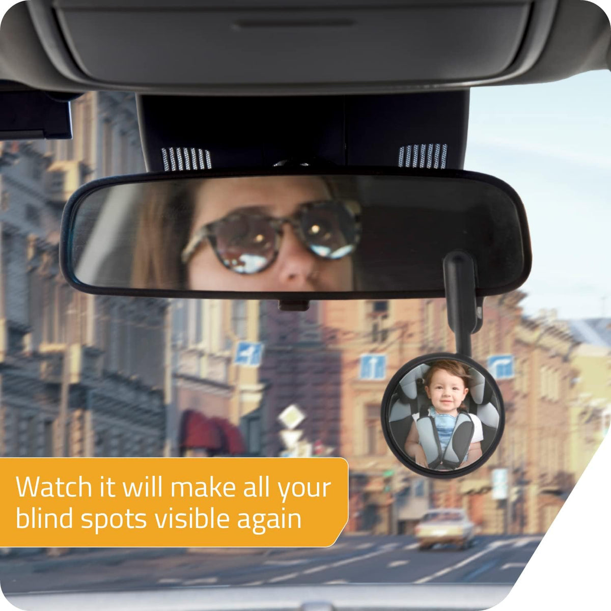 Clip On Convex Mirror K452