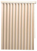 3.5-inch PVC Vertical Blinds, Alabaster, 35x72 in. M549