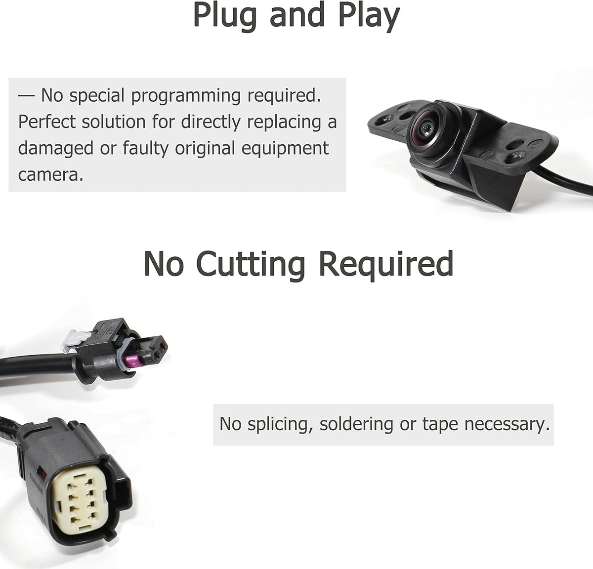 Backup Camera for GMC Sierra Chevrolet Silverado 1500 2500 3500 Y6813