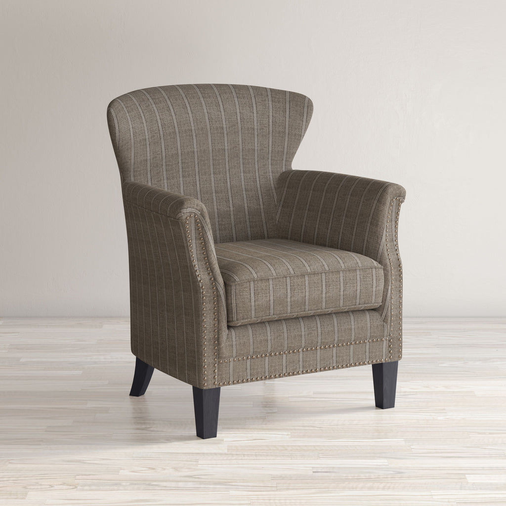Classic Upholstered Accent Chair with Nailhead Trim X76478