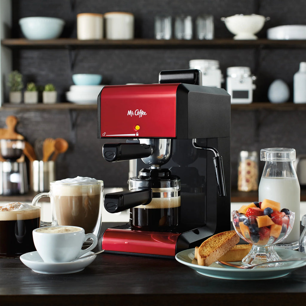 Automatic Espresso and Cappuccino Machine, 20 oz, Silver O253595