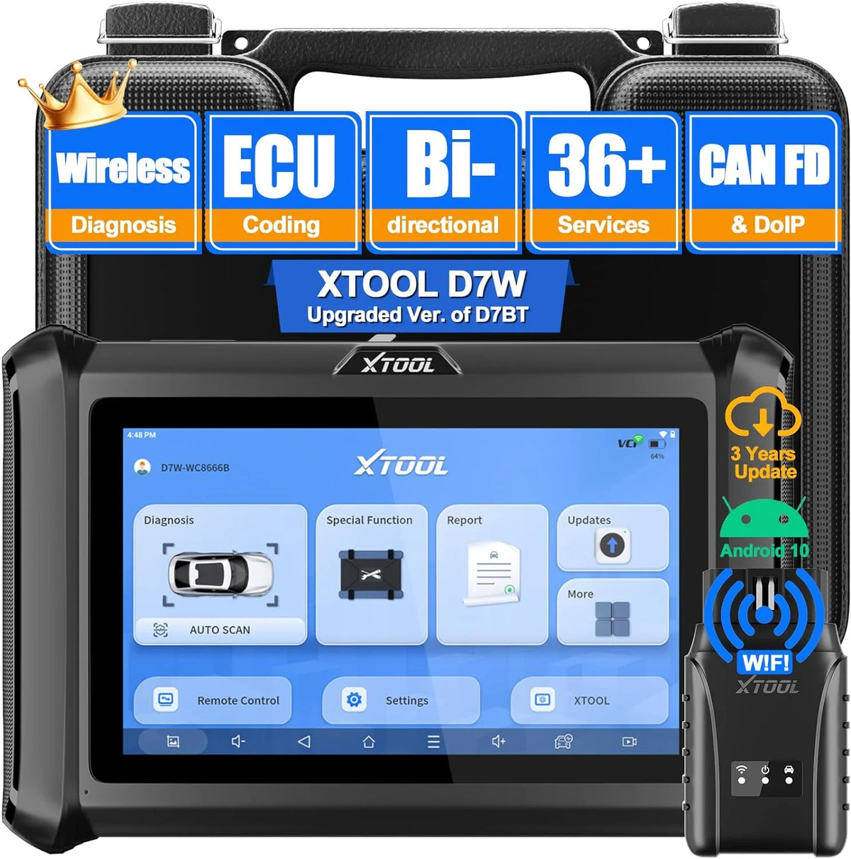 Wireless Bidirectional Car Diagnostic Scanner H532