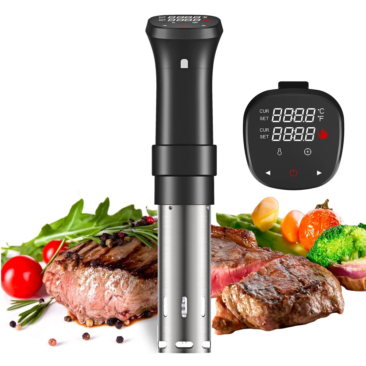 1100W Sous Vide Cooker Waterproof with Display Screen T589